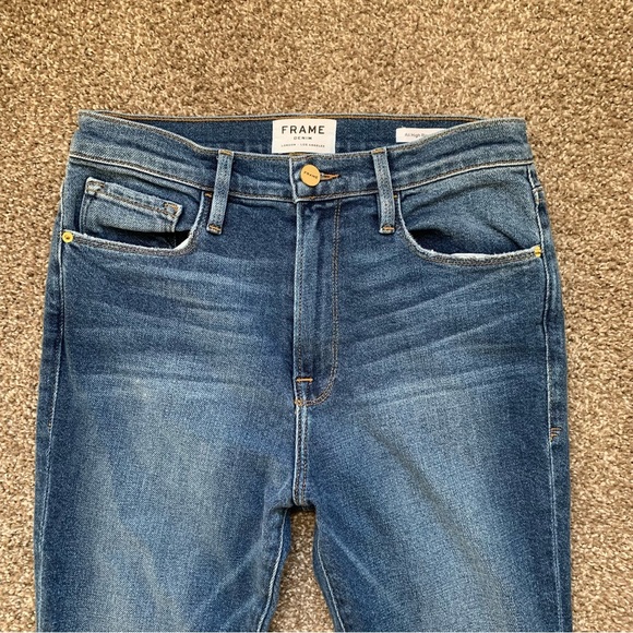 Frame Ali High Rise Skinny Jeans - Picture 2 of 9